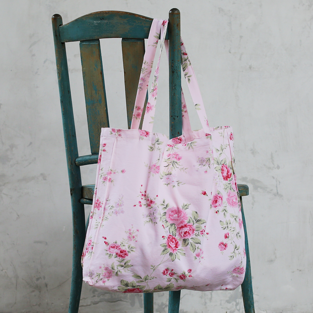 Wildflowers Canvas Pocket Tote Bag