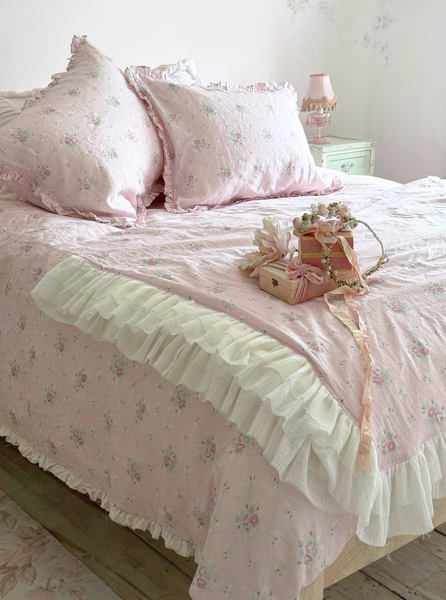 Pink Anastasia Gauze Throw