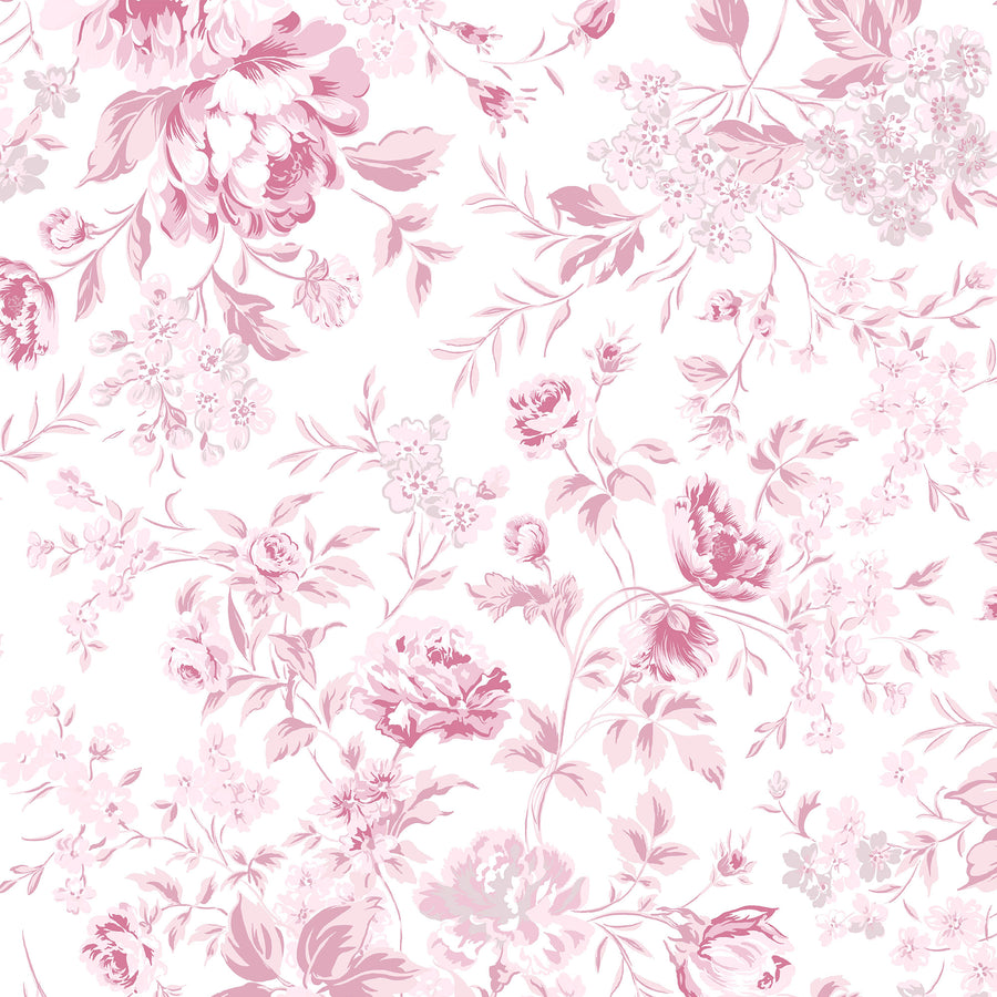 Romantic Rose Pink Wallpaper