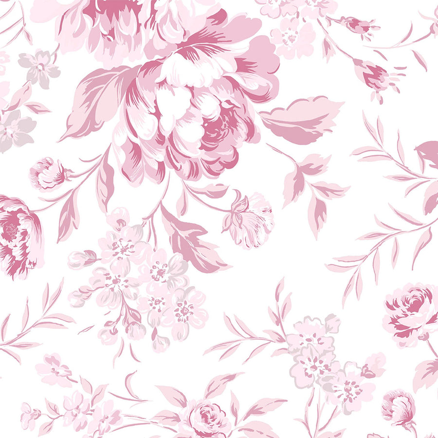 Rachel Ashwell Romantic Rose Pink Wallpaper - Swatch