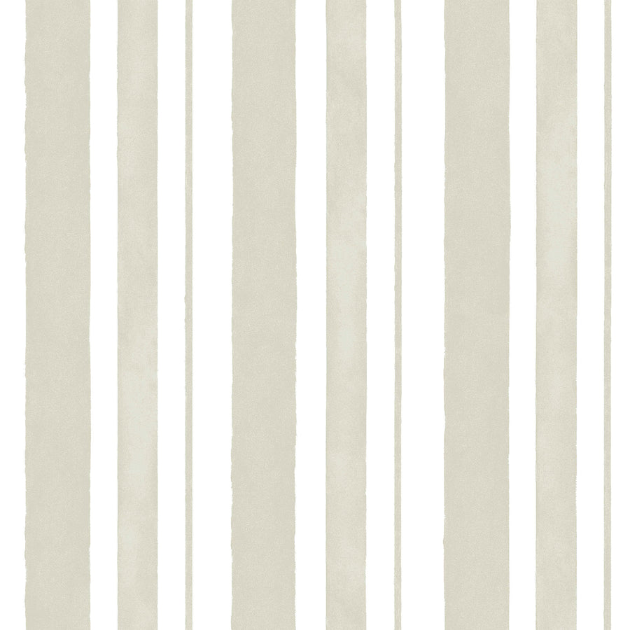 Watercolour Stripe Green Wallpaper