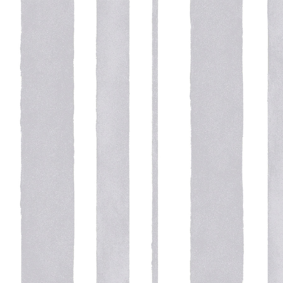 Watercolour Stripe Grey Wallpaper