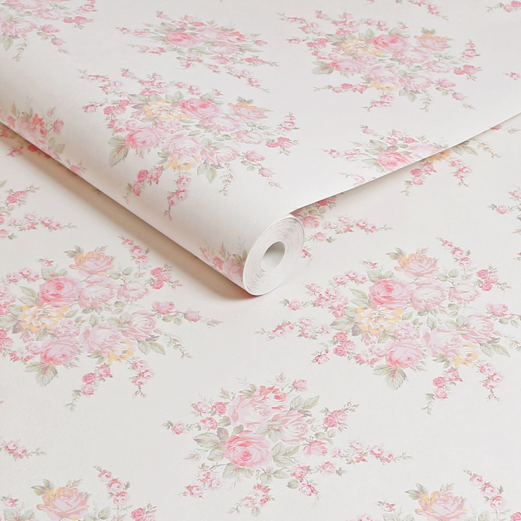 Rachel Ashwell Rose Blossom Pink Wallpaper – Rachel Ashwell Shabby Chic ...