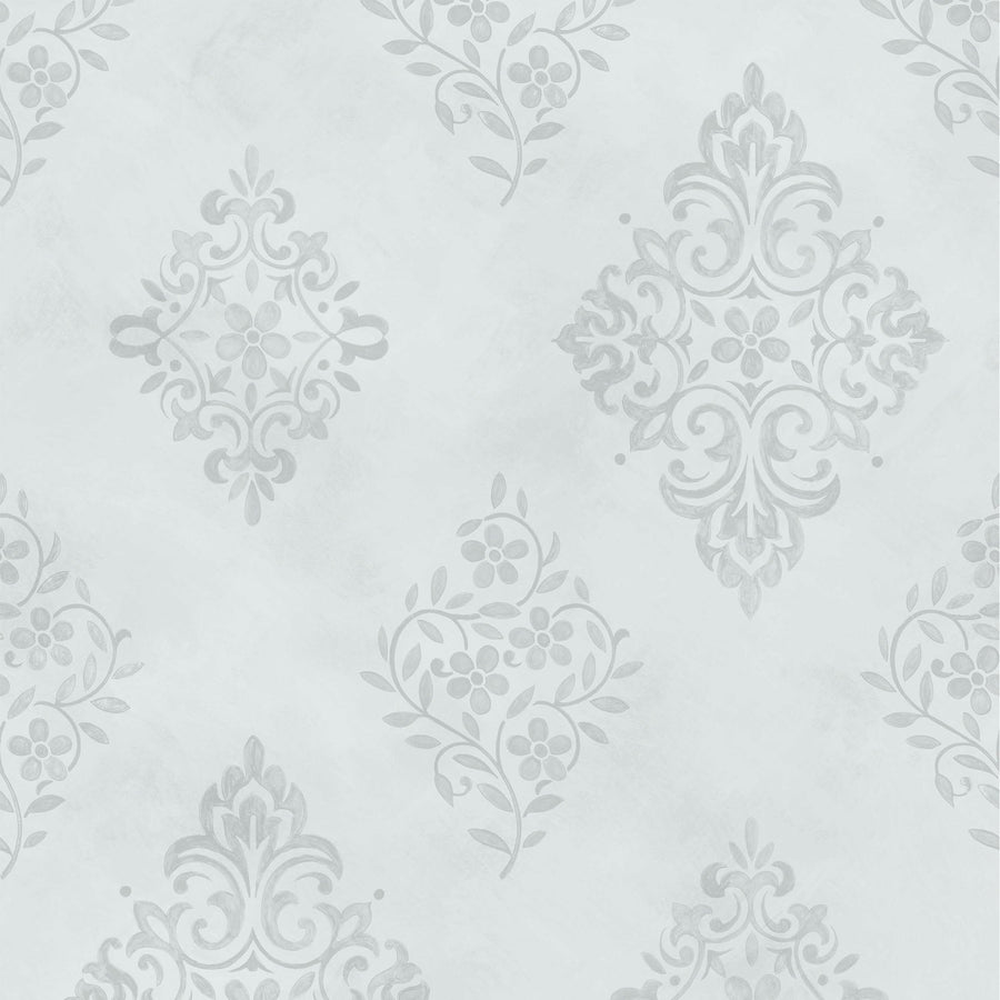 Rachel Ashwell Diamond Motif Blue Wallpaper - Swatch