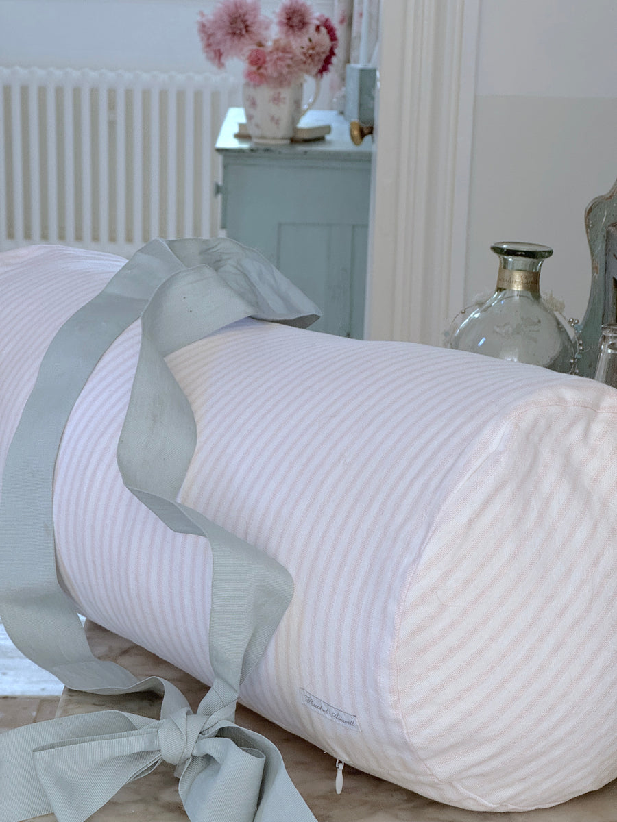 Malibu Blush Stripe Bolster