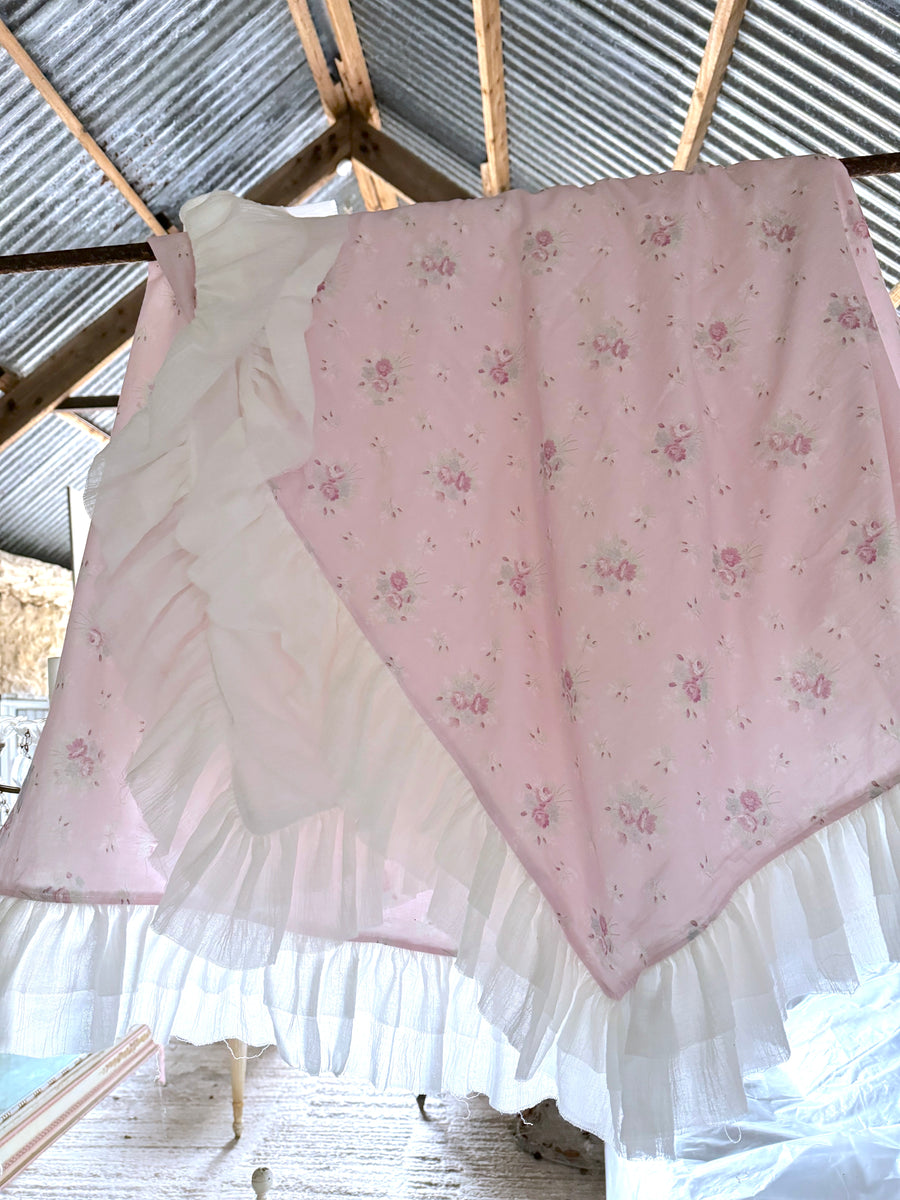 Pink Anastasia Gauze Throw