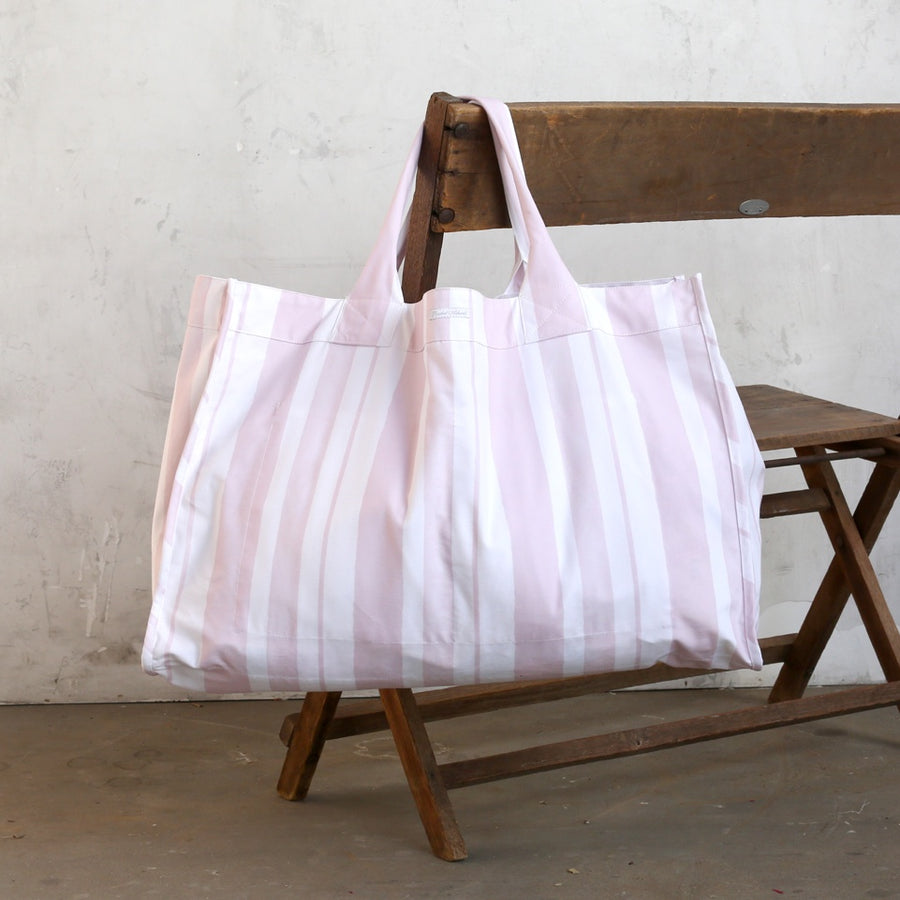 Shabby Chic Beach Bag - Watercolor Pink