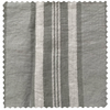 No Swivel / Puckered Stripe Teal Linen