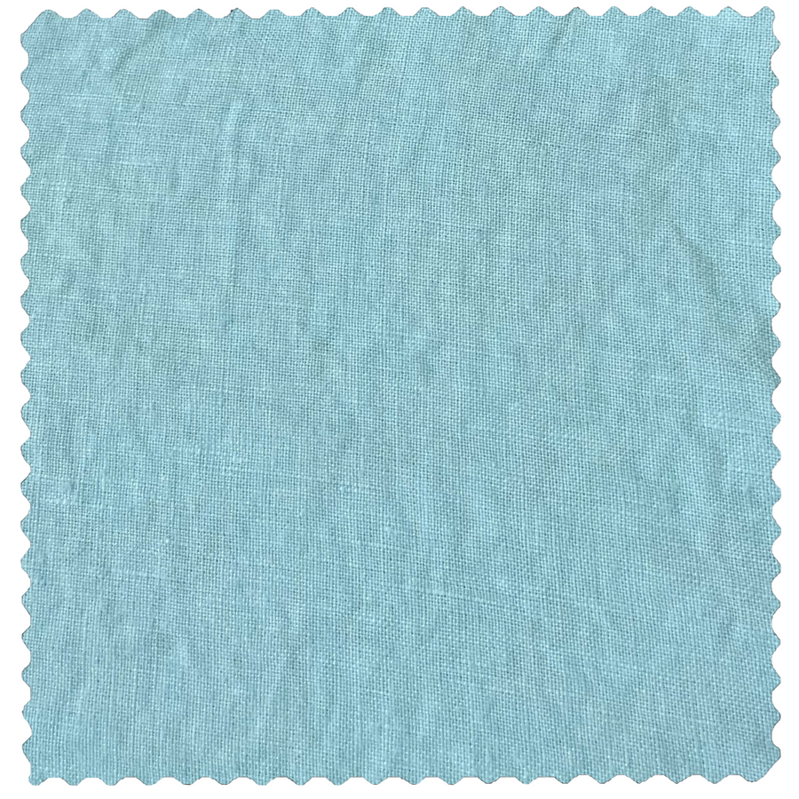 Tropical Blue Linen Swatch