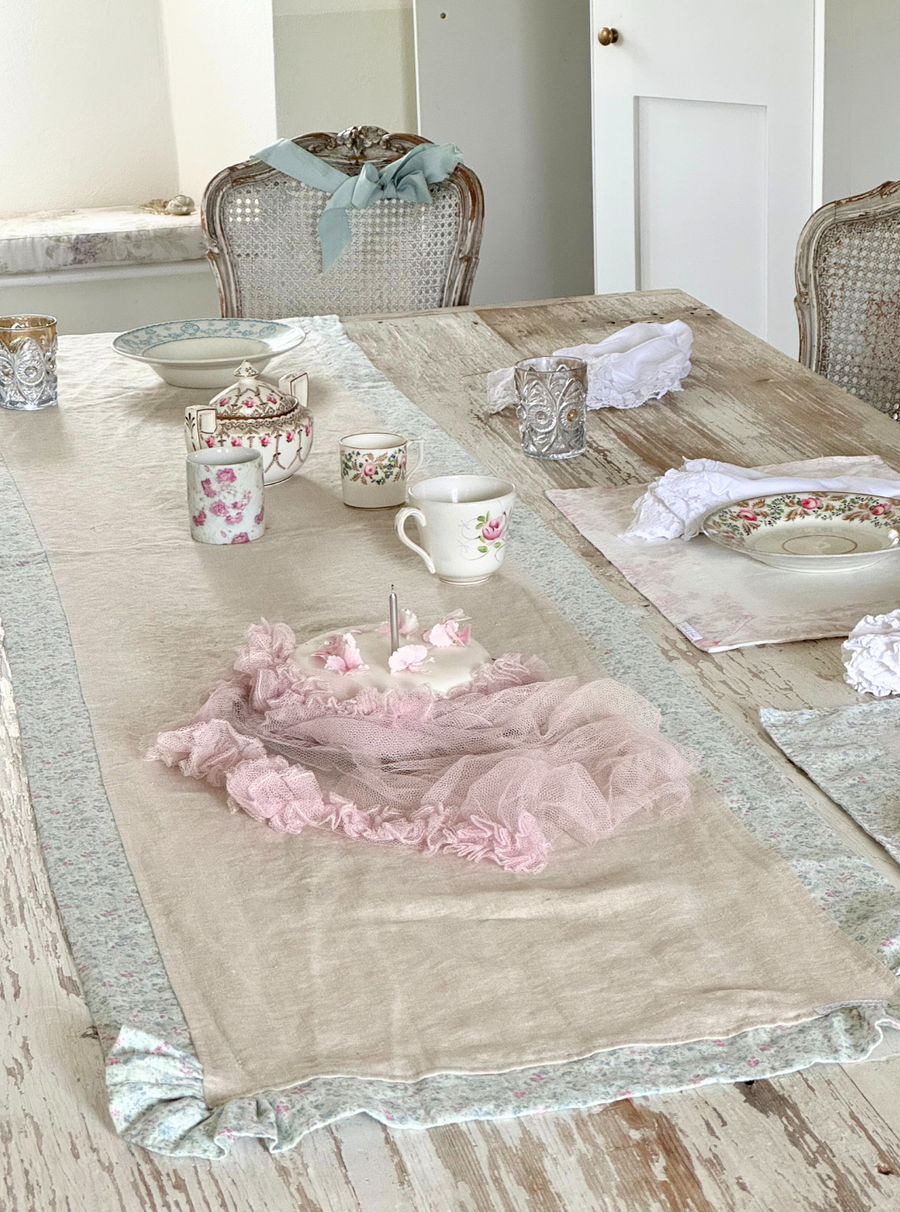 Petula Blossom & Grain Linen Table Runner