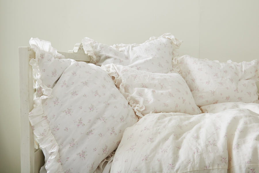 Rosabelle Vintage-White Linen Bedding by Rachel Ashwell®