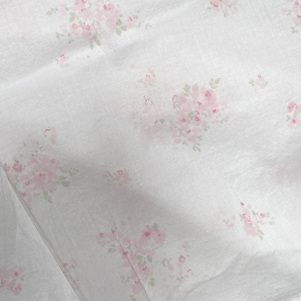 Breezy Bloom Napkin - White